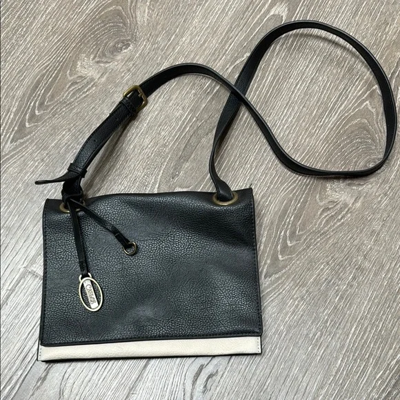 Carlos Santana Women’s Black and Beige Crossbody Bag Minimalist Look - Picture 1 of 6